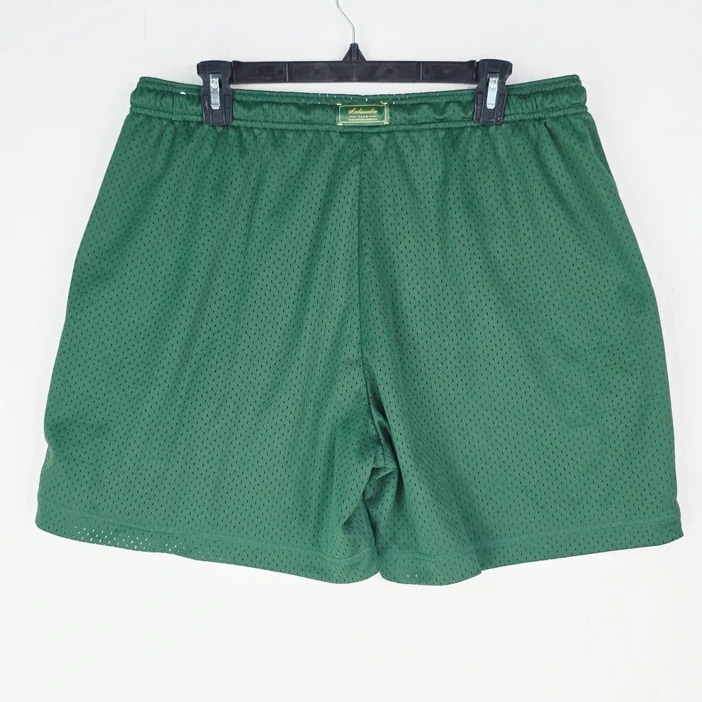 Nike Ambassadors Rebellion Track & Field Mens L Green Mesh Athletic Gym Shorts